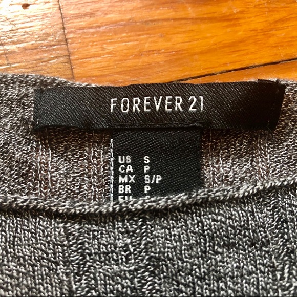 EUC Lightweight Oversized Boat Neck Ribbed F21 Sweater - Picture 4 of 4